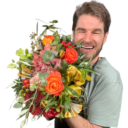 Exklusiver Blumenstrauss mit geldscheinen und Blumen selber binden. DIY Floristik  Anleitung in Deutsch