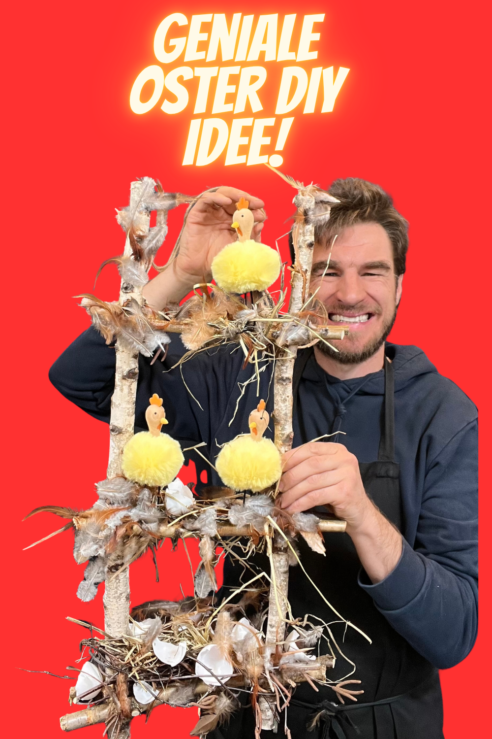 Oster Deko zuzm sebler basteln mit Birkenzweigen