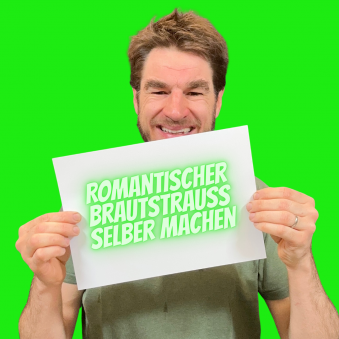 Romantischer Brautsrauss selber machen - DIY Anleitung hochzeitsfloristik